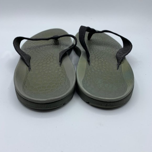 Chaco Ecotread Reversiflip Flip Flop Black Gray - Picture 5 of 9